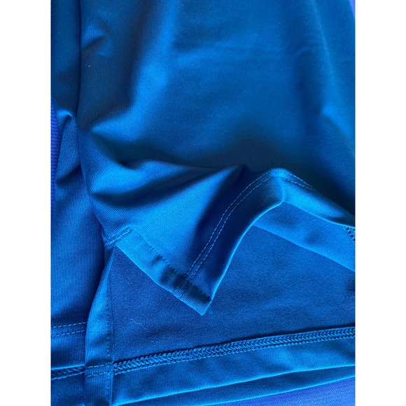 All in motion men’s polo size large short sleeve blue multi stripes across chest - Picture 4 of 8